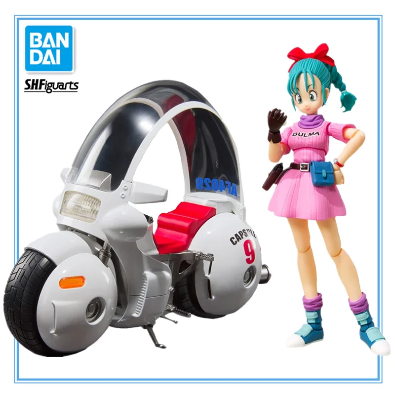 

Экшн-фигурка Bandai Dragon Ball SHF Bulma's мотоцикл Hoipoi в виде капсулы № 9 из ПВХ Коллекционная Фигурка Bulma Goku модели игрушки