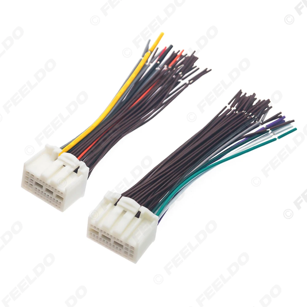 35Pin+38Pin Full Pin Pluging Car Stereo Wire Harness Adapter Connector Plug Into Radio For KIA K2/K3/K4/Elantra/Mistra/Tucson