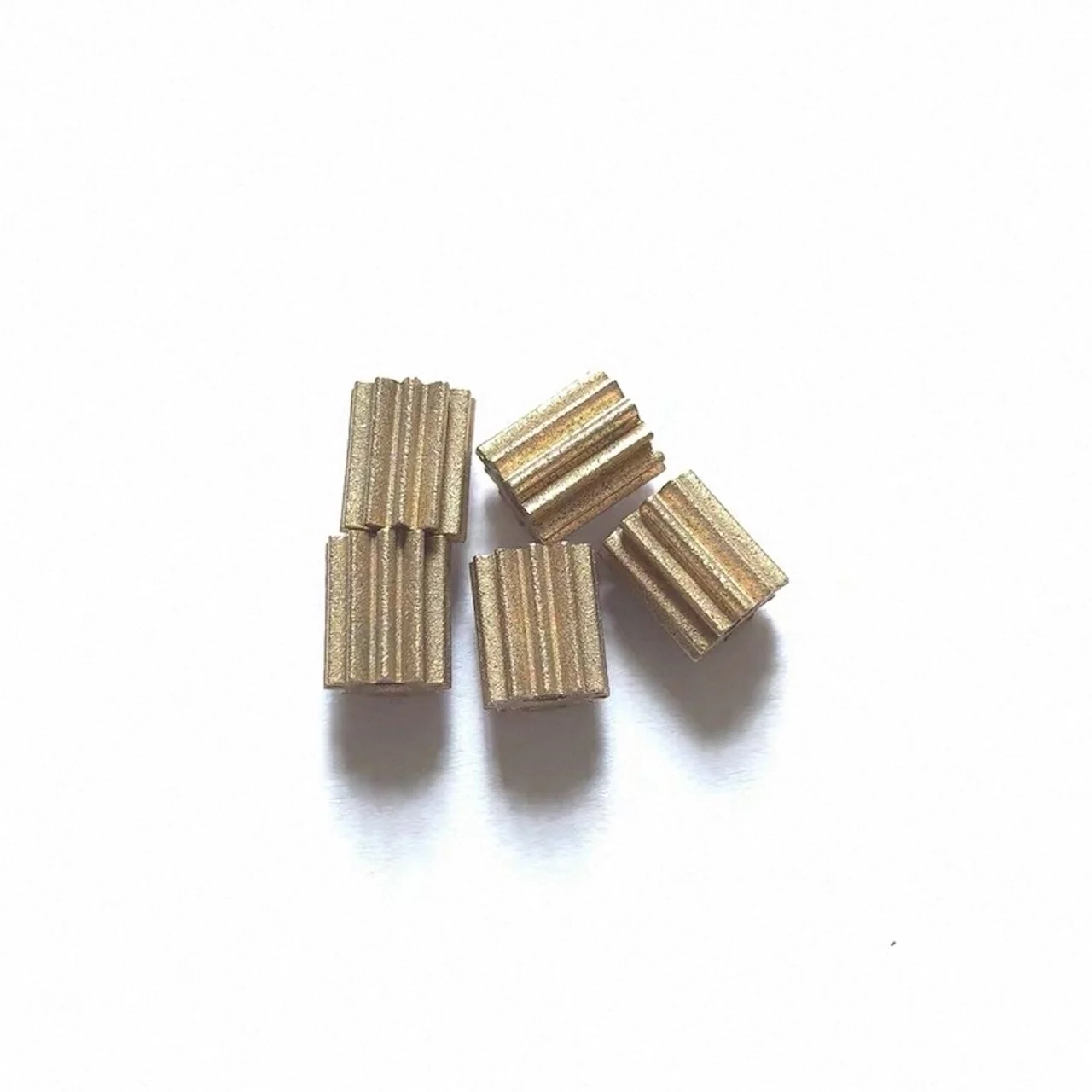 Precision Copper Gear 0.3M 11T 1.65MM 11 Teeth Powder Metallurgy Copper Base 5mm Height Cylindrical Straight Gear