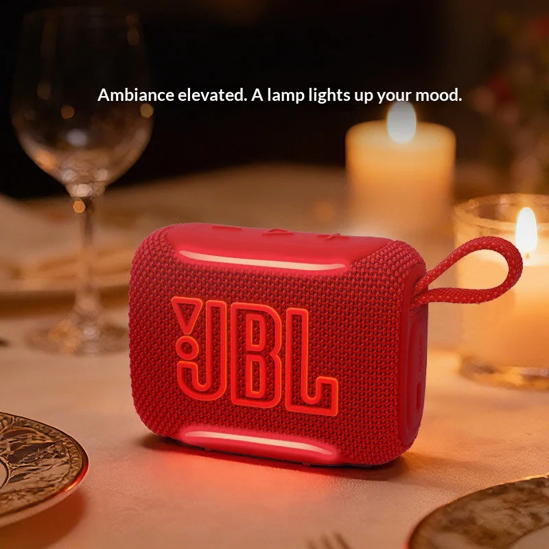 JBL GO5 Bluetooth Speaker with Ambient Edge Light,IP68 Protection,10H Playtime,Supports Auracast Multi-speaker Connection