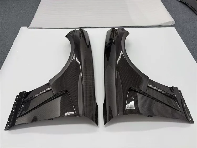 Carbon Fiber Front Wheel‑arch Panel Fender For Genesis G70 20-26 modified Flares Arch Wheel Eyebrow Protector