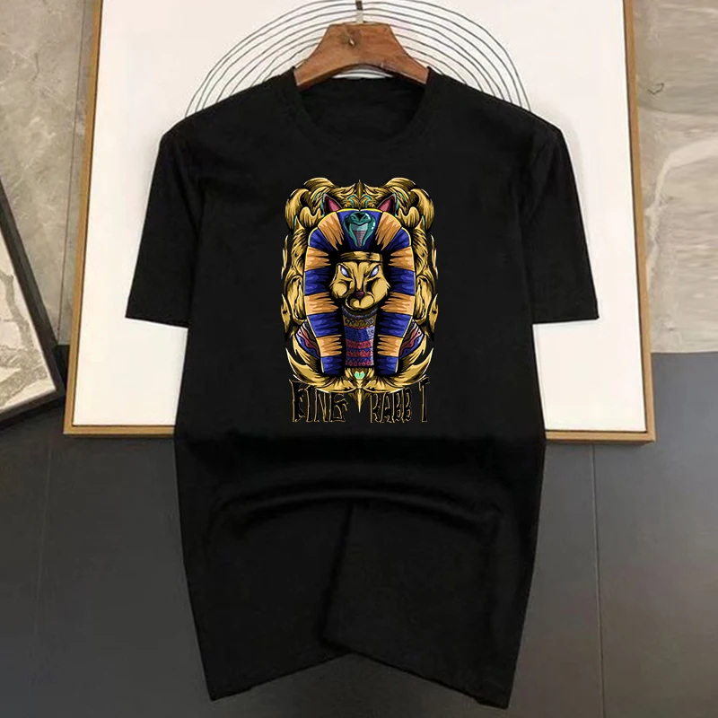 Tribal Lord Rabbit 2023 New Top for Men and Women Basic Cotton T-shirt Summer Round Neck Fashion Casual Short Sleeve