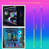 TUMMASTER ARGB  PC Case Decorative Strip Light, 5V 3PIN Motherboard Synchronous Addressable Atmosphere Light Bar for PC DIY 4