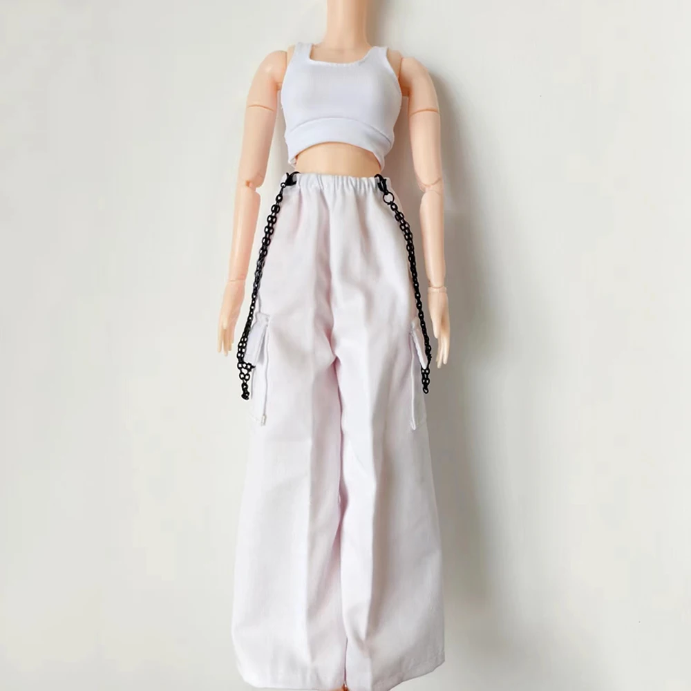 موضة 1/4 1/6 ملابس الدمى دعوى ل 45/30 سنتيمتر Bjd دمية تانك القمم + السراويل فتاة اللعب فستان اللعب منزل إكسسوارات دمي ، لا دمية