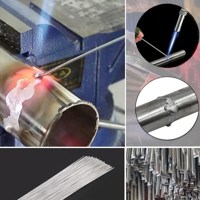 Low Temperature Easy Melt Aluminum Universal Welding Rod Cored Wire Rod Solder No Need Solder Powder Weld Bar for Propane Torch