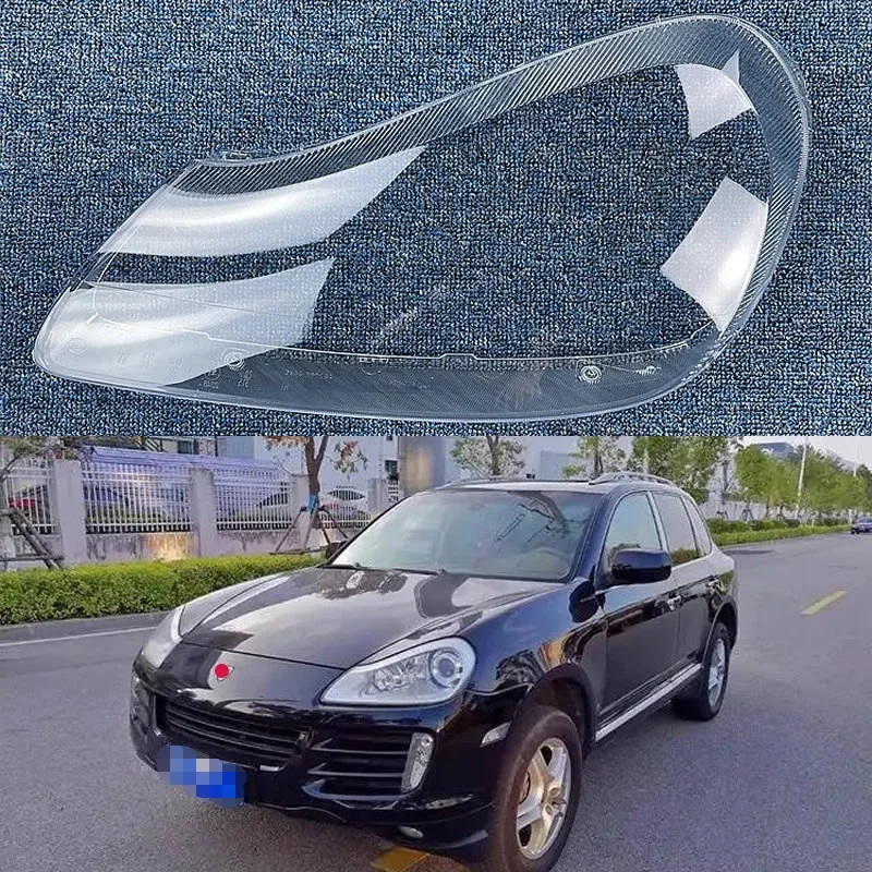 

For Porsche Cayenne 2007 2008 09 2010 Car Accessories Headlight Cover Headlamp Shell Lampshade Plexiglass Replace Original Lens