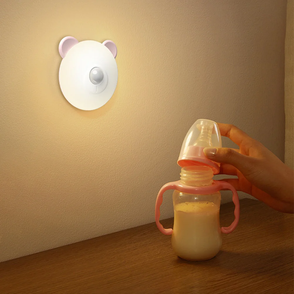 1Set Motion Sensor Night Light Body Sensing Lamp Safe Eye Protection Bedroom Corridor Wall Lamp