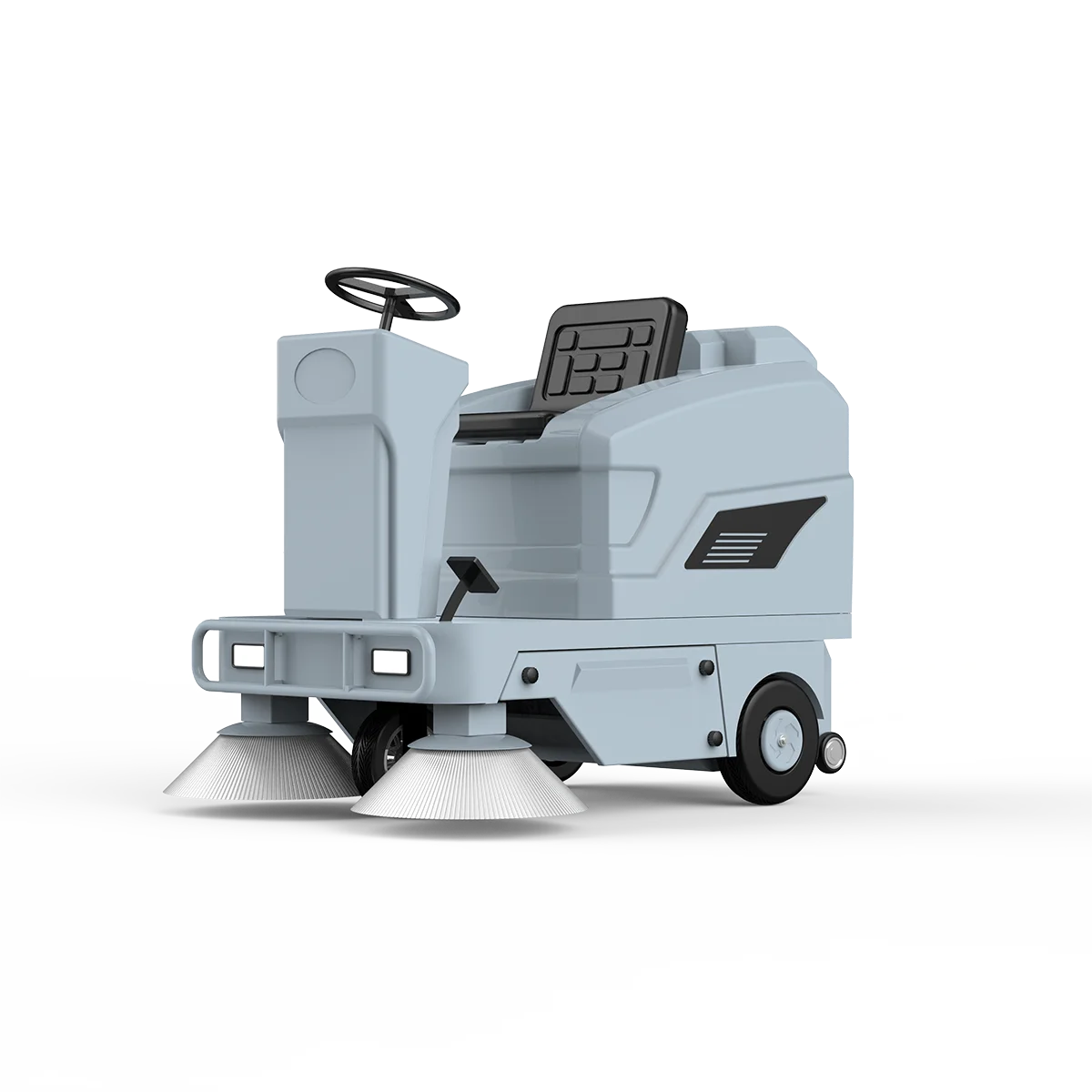 New Type Industrial Cleaning Equipment Semi Enclosed Sweeping Truck Garage Asphalt Road Factory Floor Sweeper