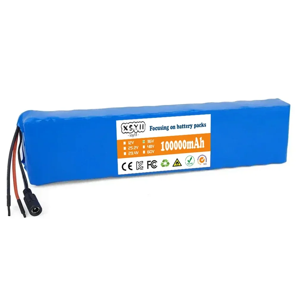 10S3P 36 فولت 100 أمبير 18650 بطارية ليثيوم قابلة للشحن 1000 واط قوة تعديل دراجة سكوتر كهربائي مركبة مع BMS #6