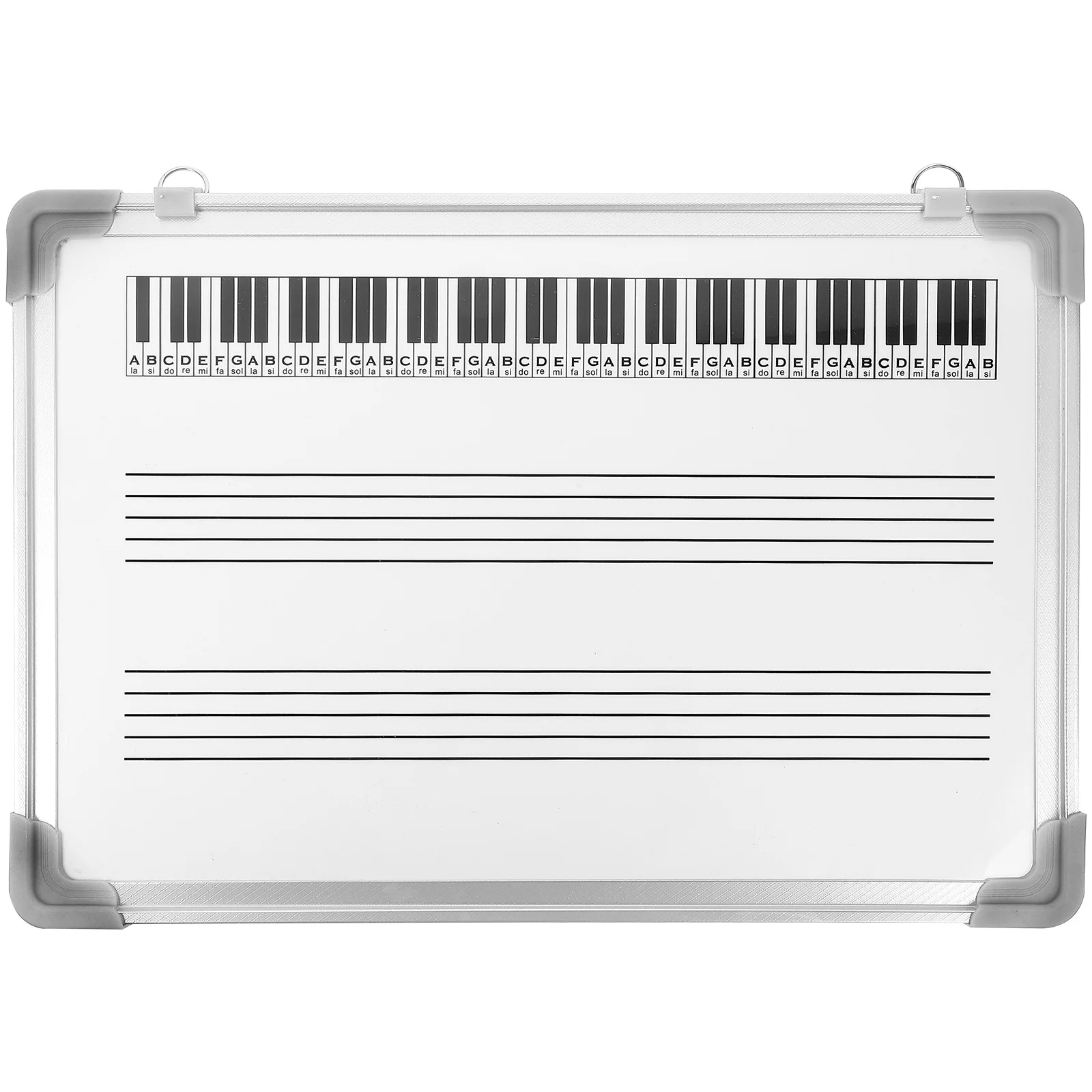

1pc Five Lines Staff Whiteboard 30x40cm Double Sided Dry Erase Music Teaching Board Note Writing Pad Reusable Lightweight Safe