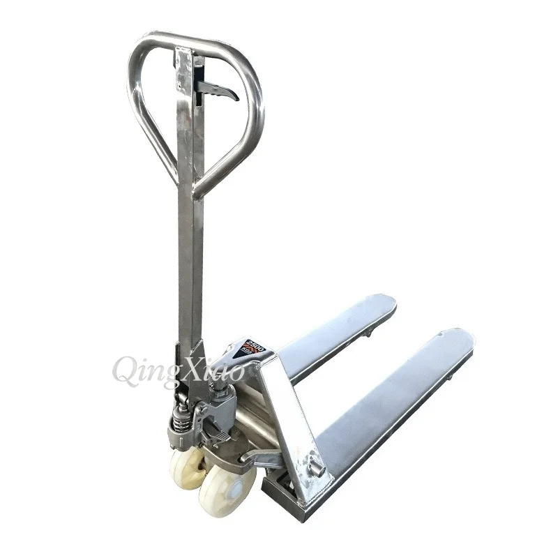 Galvanized & 304 Stainless Steel Rust Proof Pallet Truck Manual Pallet Jack Used For Wet And Corrosive Workshop Cargo Transport
