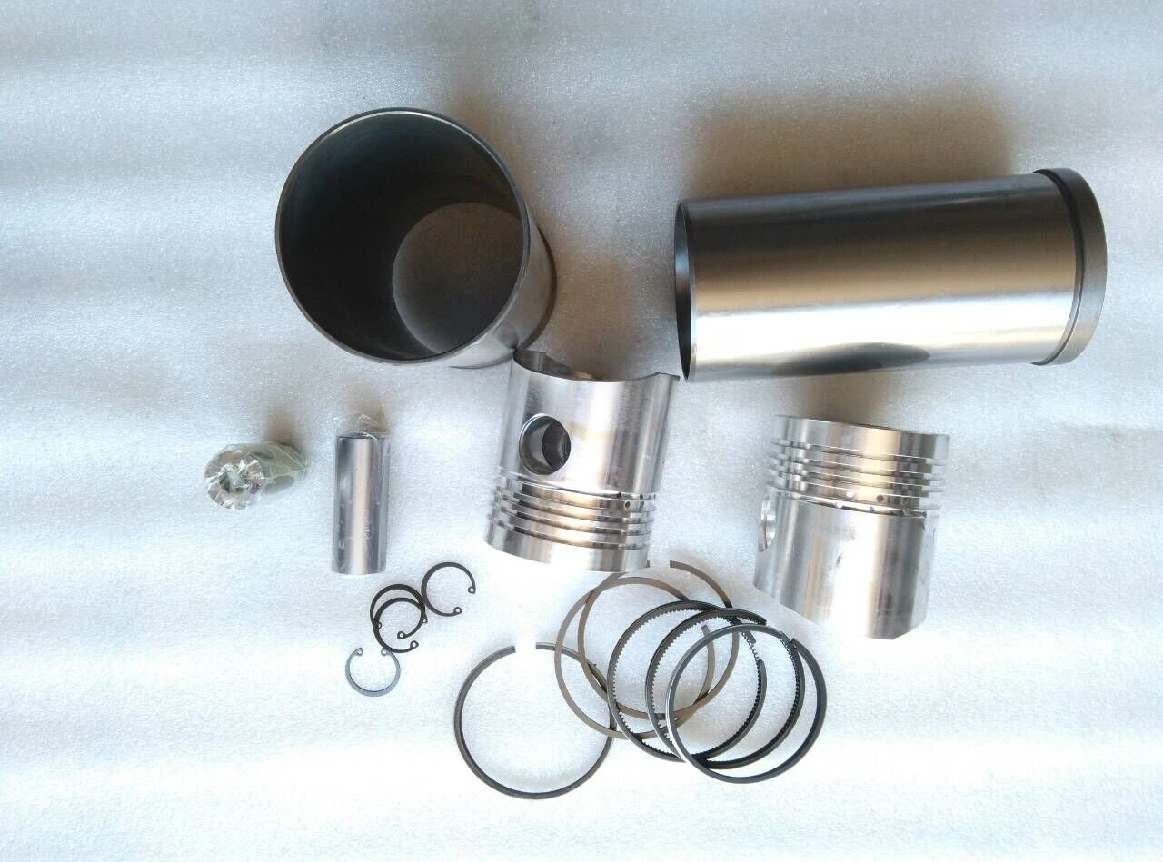 The piston group (overhaul repair kit) for Fengshou FS180 / FS184 with J285T engine , items as showed