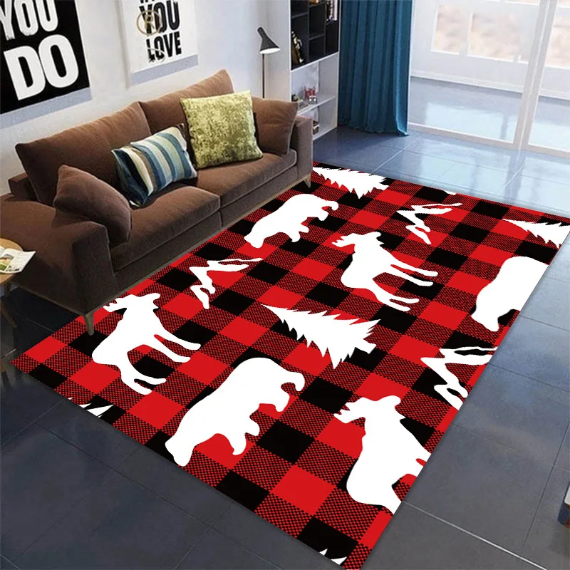 

3D Abstract Animal Print Carpets Non-slip Area Rugs for Home Living Room Decoration Bedroom Beside Sofa Washable Soft Floor Mats