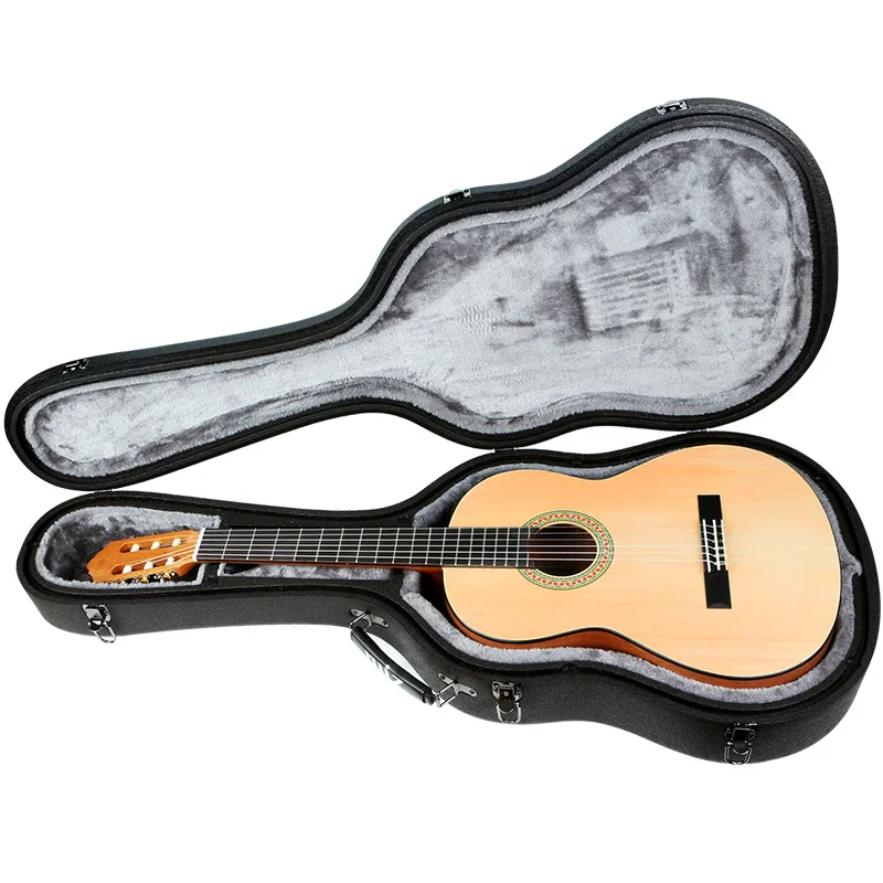 39 Inch Classical Guitar Case Lightweight Guitar Storage Box Hard Anti-fall Guitars Transport Bag String Instrument Accessories