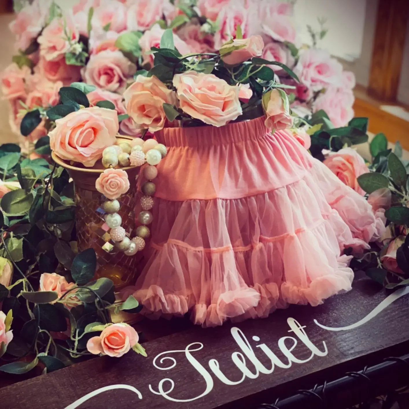 Mädchen 1-10 Jahre Spitzen-Tutu-Rock Flauschiger Chiffon-Petticoat Einfarbige Tutu-Röcke Mädchen-Tanzrock Kinder-Tüll-Petticoat – Detail 11