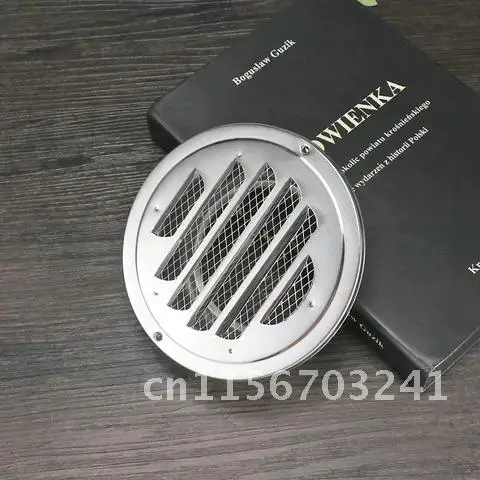 

Stainless Steel Ventilation Grille Round Exhaust Grille 77/100mm With Flange Keep Indoor And Outdoor Air Circulation