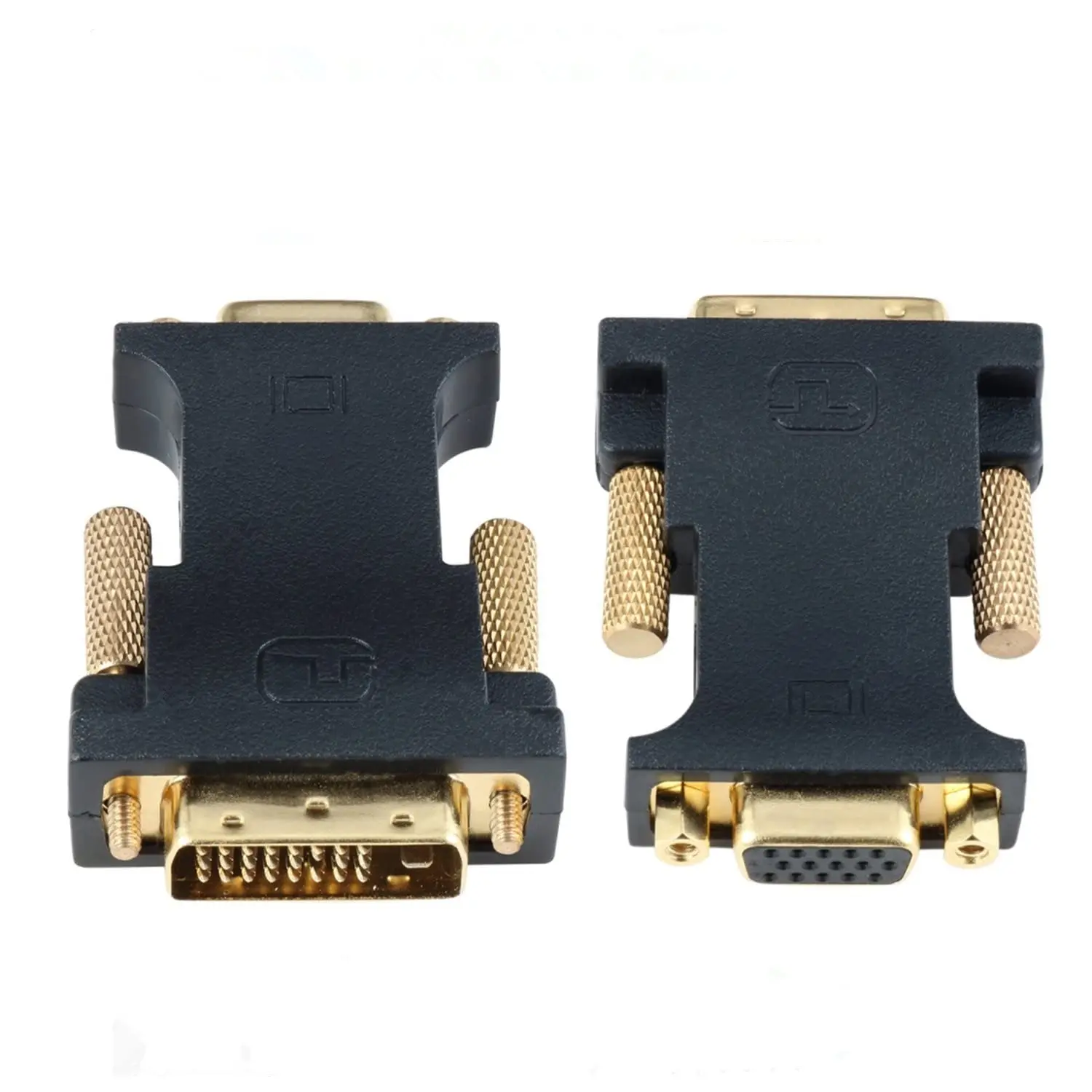 DVI to VGA, Active DVI-D 24+1 to VGA With Chip Cable Adapter Converter for PC DVD Monitor HDTV