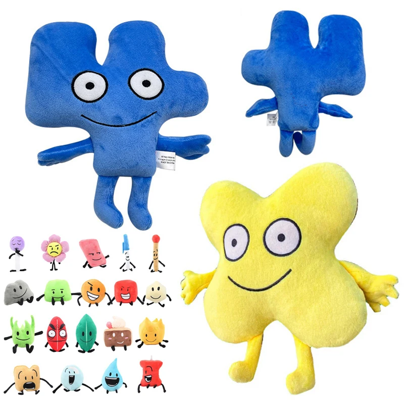 

Four X Battle for Dream Plush Doll Cosplay Bfdi Plushies Soft Toy Costume Props Anime Game Stuffed Pillow Kids Cartoon Cute Gift