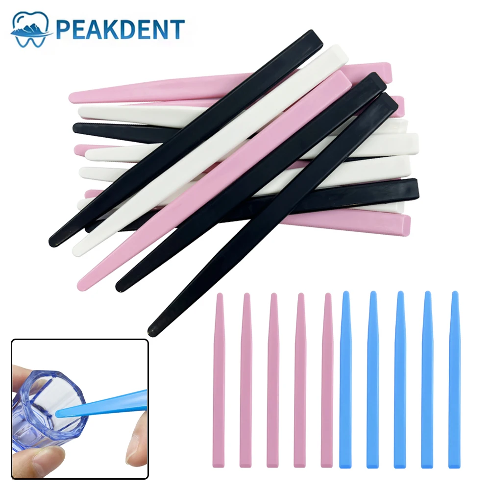 

10pcs Dental Mixing Spatula Dentistry Plastic Mixing Knife For Impression Material Alginate Cement Powder Plaster Gypsum Mixer