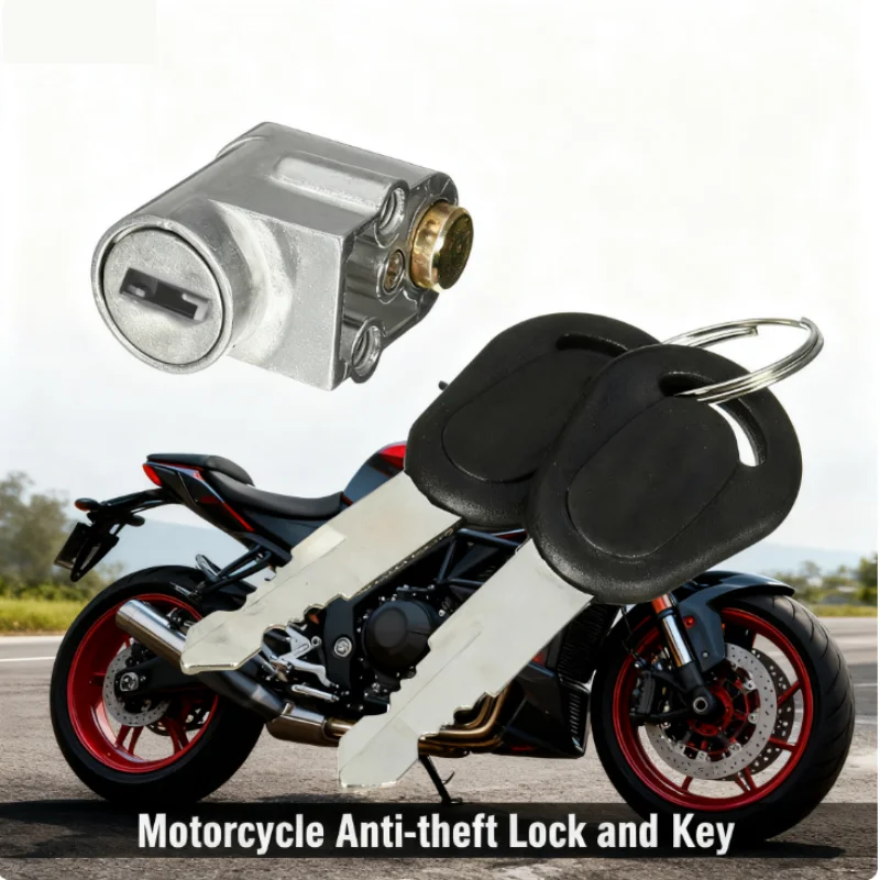 

1set Motorcycle Battery Pack Box Safety Lock Kit Electric Bike Scooter Electric Bicycle Anti Theft Lock Motorbike Accessory