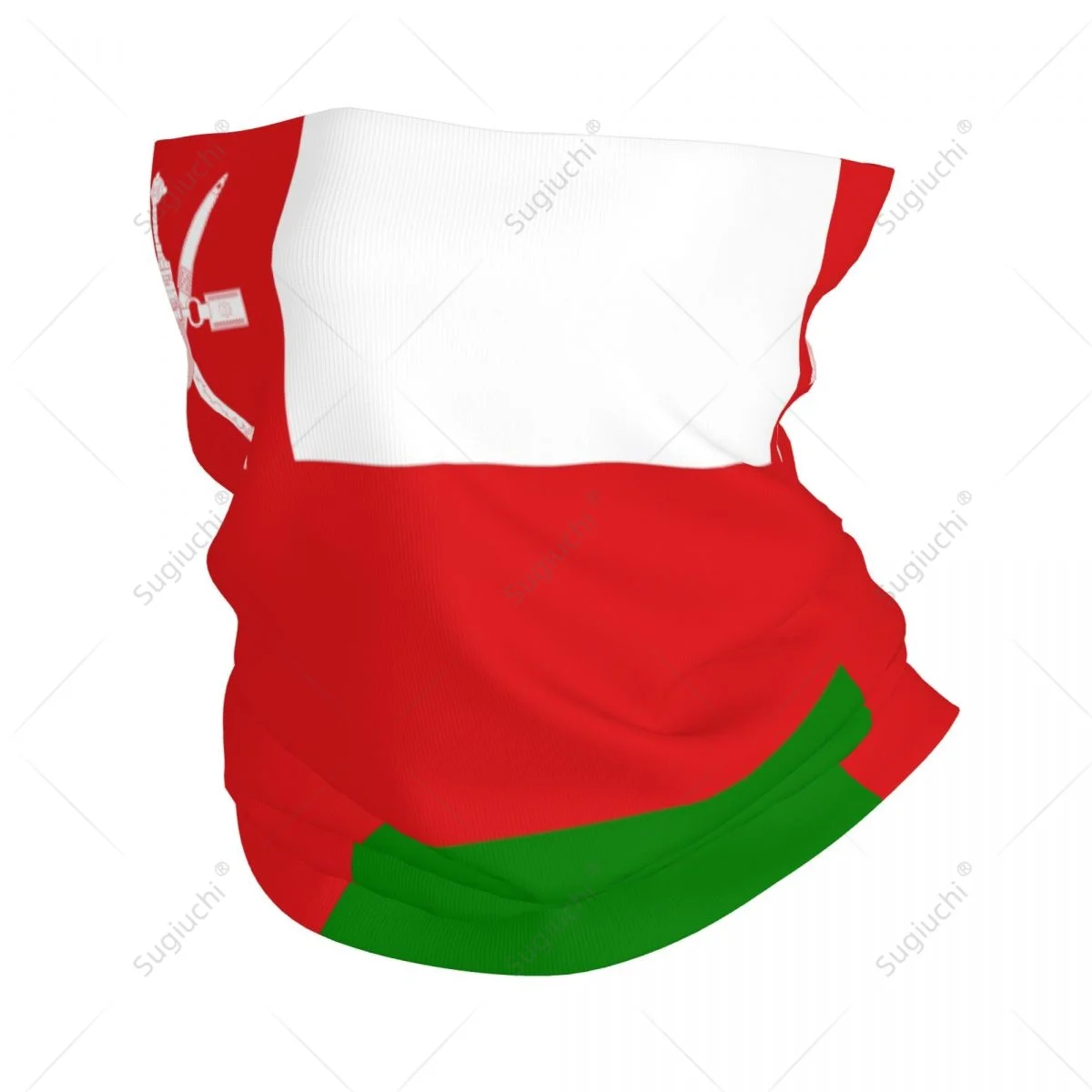 Unisex Oman Flag Neckerchief Scarf Neck Face Mask Scarves Neck Warmer Seamless Bandana Headwear Cycling Hiking - view 3