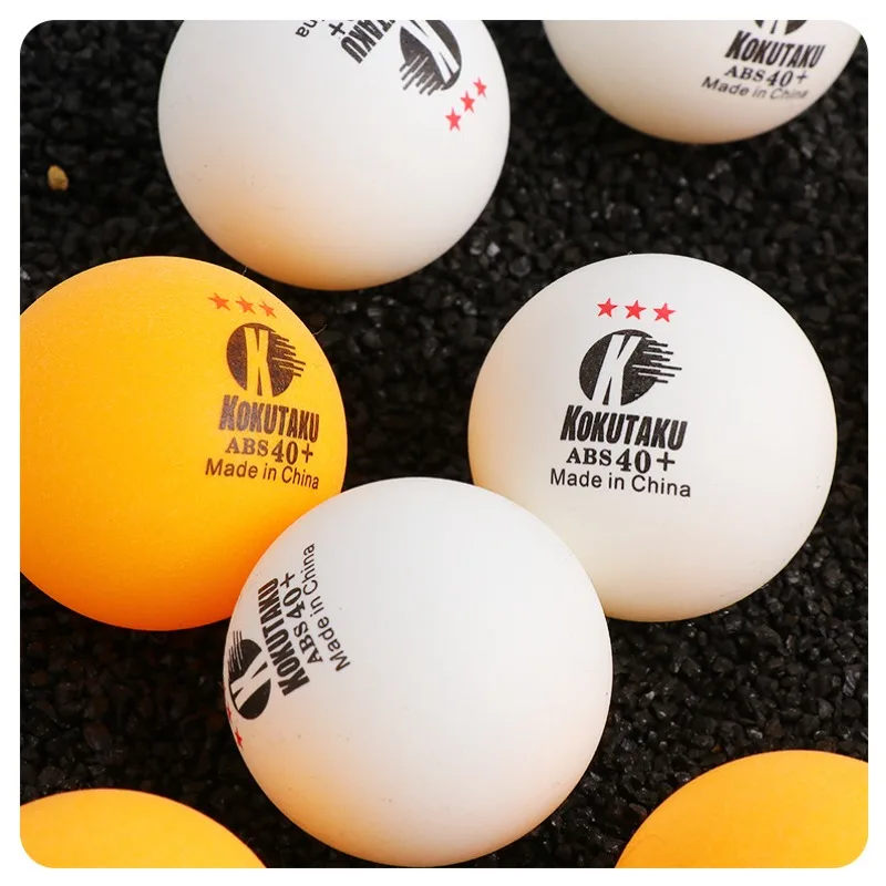 

Мячи для настольного тенниса KOKUTAKU 3-звездочные, 40+, ABS, с швом, одобренные ITTF, высокоэластичные, прочные, для тренировок и соревнований