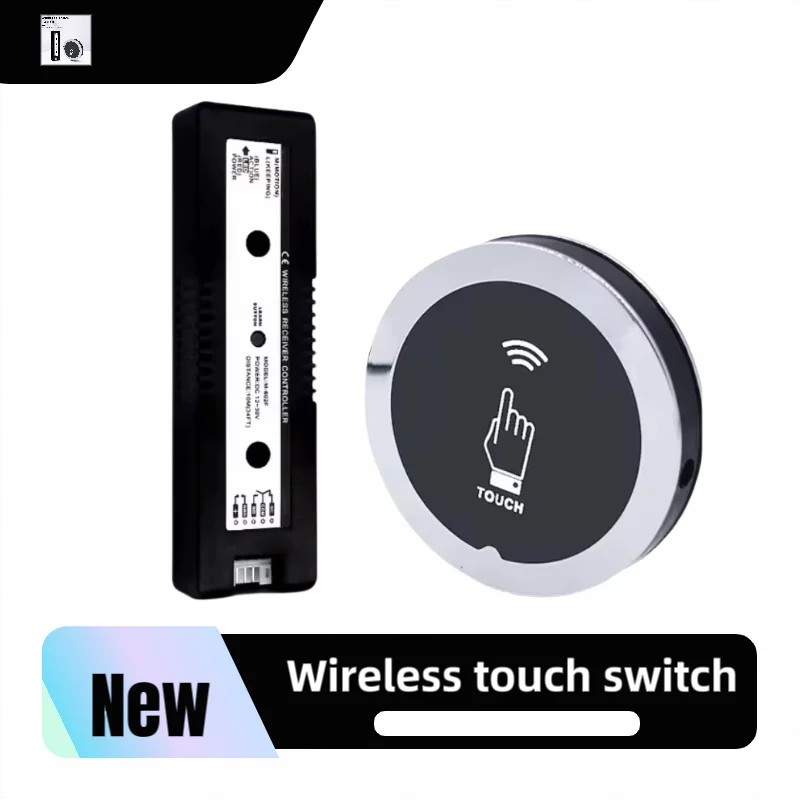 Automatic Door Wireless 2.4G Touch Switch Sliding Door Exit Button Release Button Switch Door Opener Access Control System