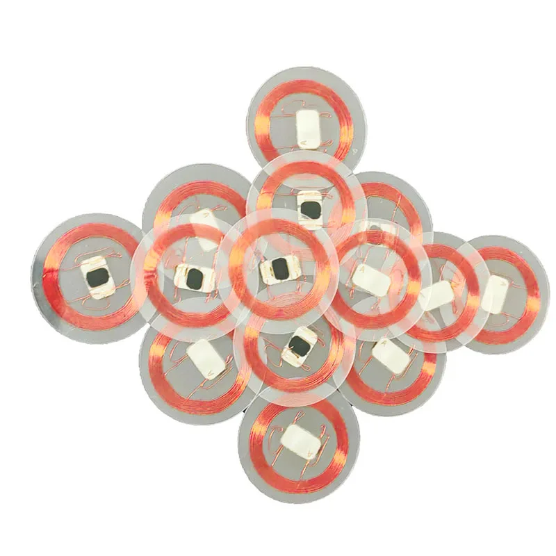 CUID Tag Gen2 electronic rewritable smart key NFC clone token 13.56Mhz 1K S50 ISO14443 changeable Transparent Coin Magic Card