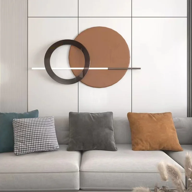 New Style LED Home Wall Light Creative Round Metal For Bedroom Parlor Restaurant Atmosphere Lamp Dropshipping