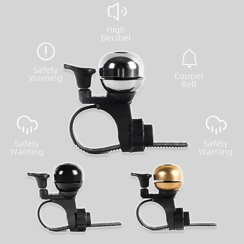 Bike Bell Bike Ring MTB Sound Alarm for Safety New Bike Accessories Bicycle Horn Aluminium Alloy Cycling Handlebar Bicycle Call