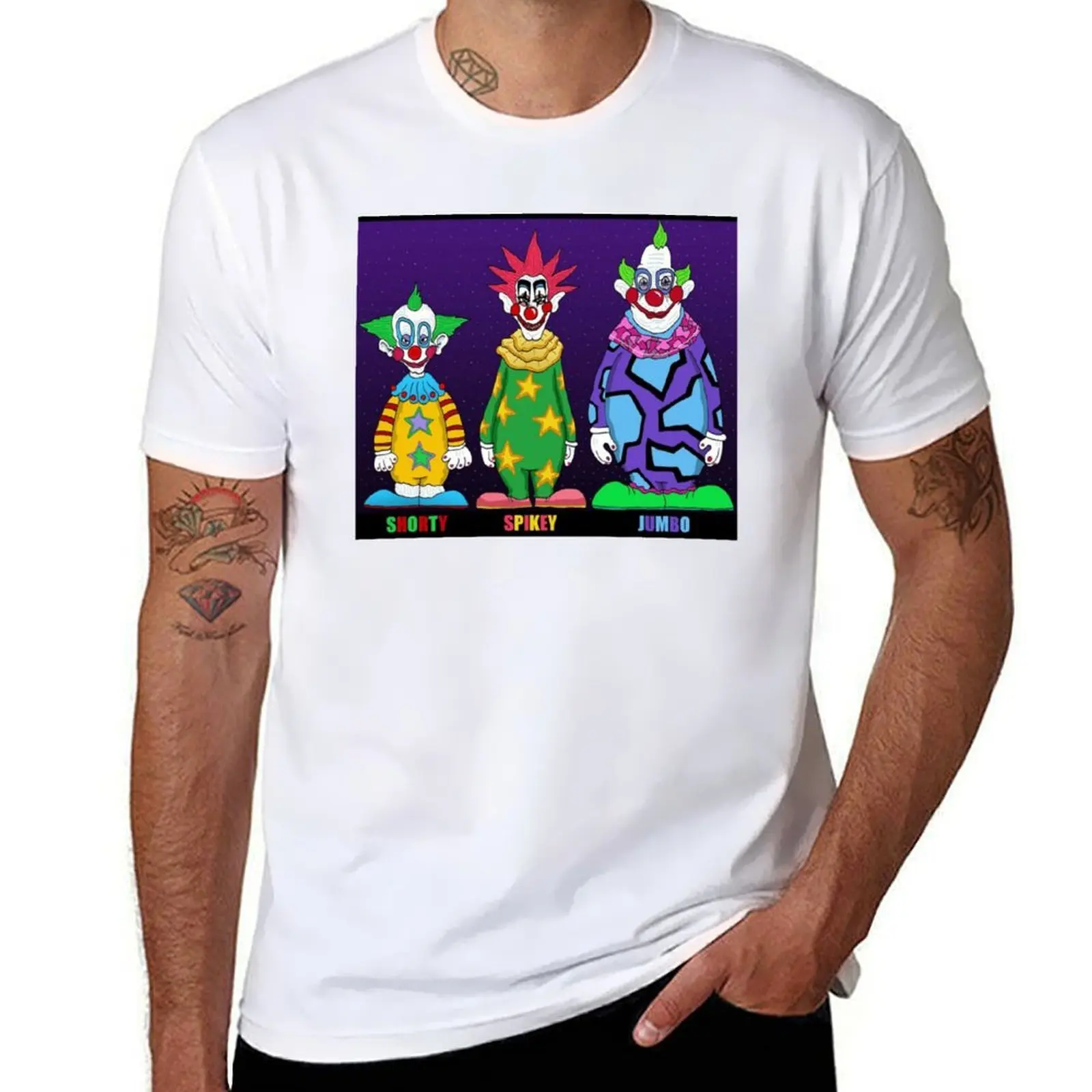

Killer Klowns from Outer Space T-Shirt t shirt for man 100 percent cotton funny t shirts dark humor cotton t shirt man T-shirt