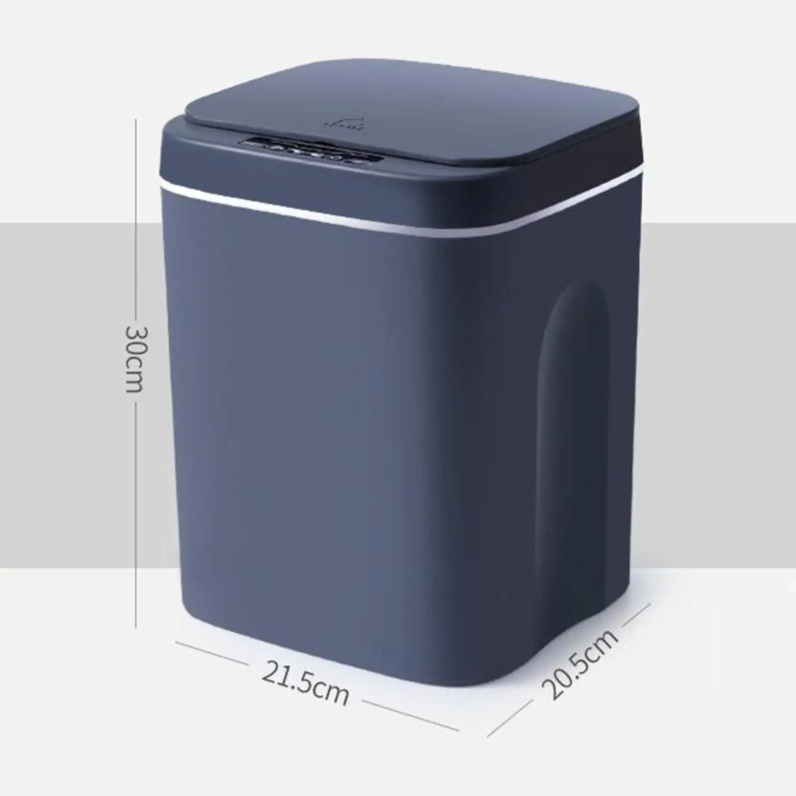 Picture 5: Indoor Automatic Sensor Trash Can with Lid Silent Motor Plastic Bin Smart Garbage Container for Living Spaces