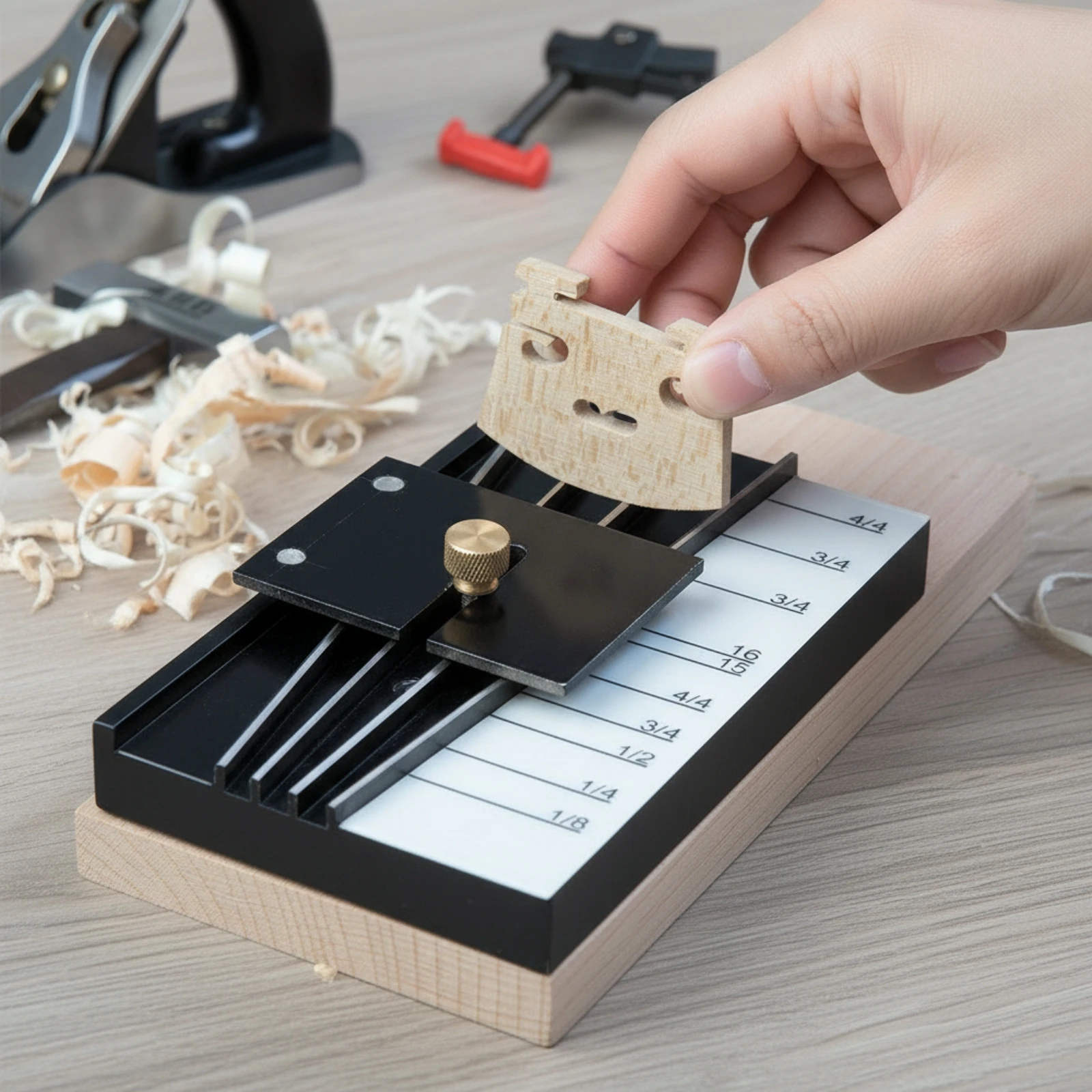 Violin Bridge Slotting Tool Adjustable Bridge Slotting Tool Accurate Professional for Luthiers, Workshop