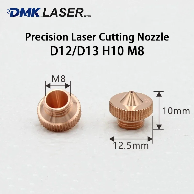 

Лазерная режущая насадка DMK Precision D12/D13 H10 M8, медная насадка J13 для лазерной режущей головки Raytools BT220