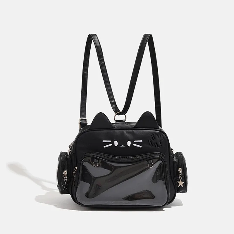 حقيبة Y2K ميلينيوم سبايس جيرل ذات سعة كبيرة لآلام القطط، خمسة ألوان متعددة الاستخدامات 2025 شريط جديد متعدد الاستخدامات بكتف واحد #4