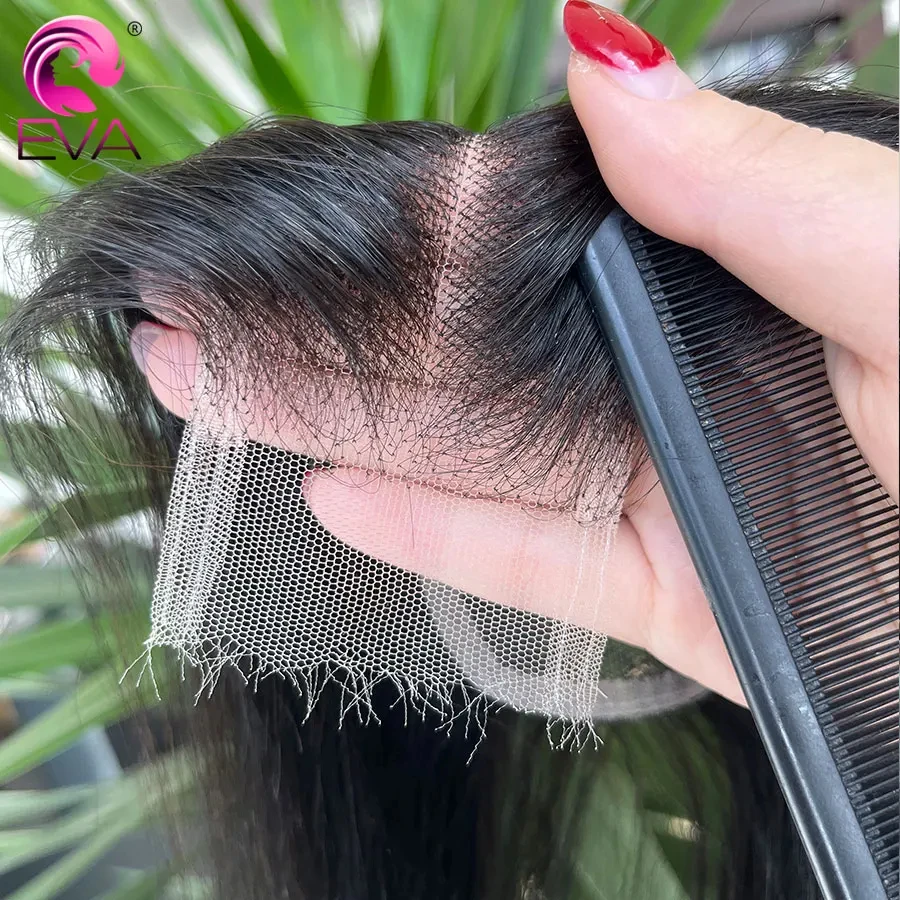 Real HD Lace Closure Deep Part 2x6 HD Lace Closure Only Straight Human Hair Pre Plucked Invisible HD Lace 2x6 Body Wave Closures