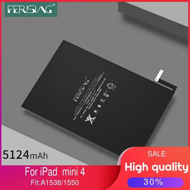 

Новинка 100% г., аккумулятор для планшета от производителя ferzing для Apple iPad mini 4 A1538 A1546 A1550, сменная батарея большой емкости Mini4 + инструмент