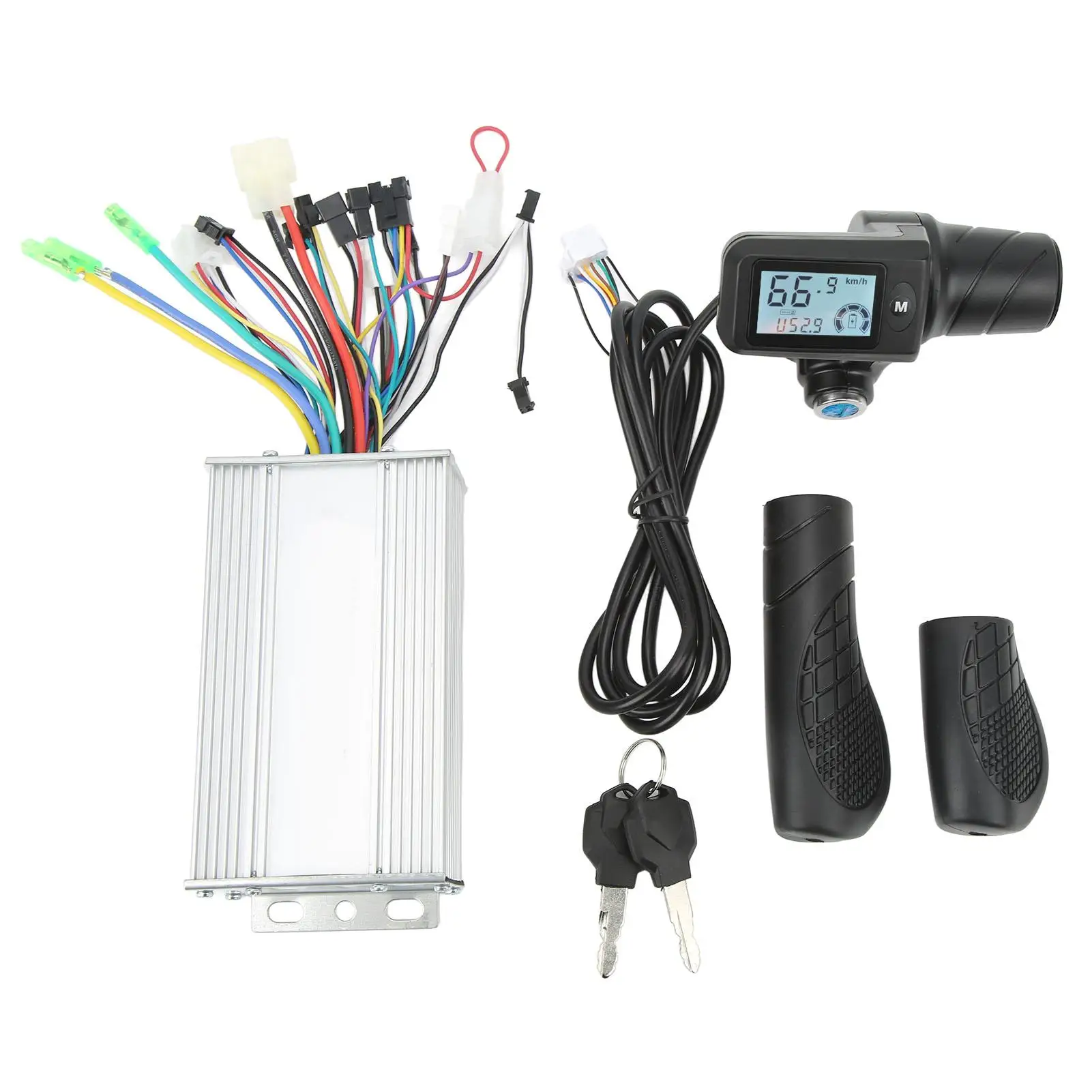 36V 48V 500W for electric Bike Conversion Kit: Advanced Controller with Heat Dissipation & Data Display for Scooter