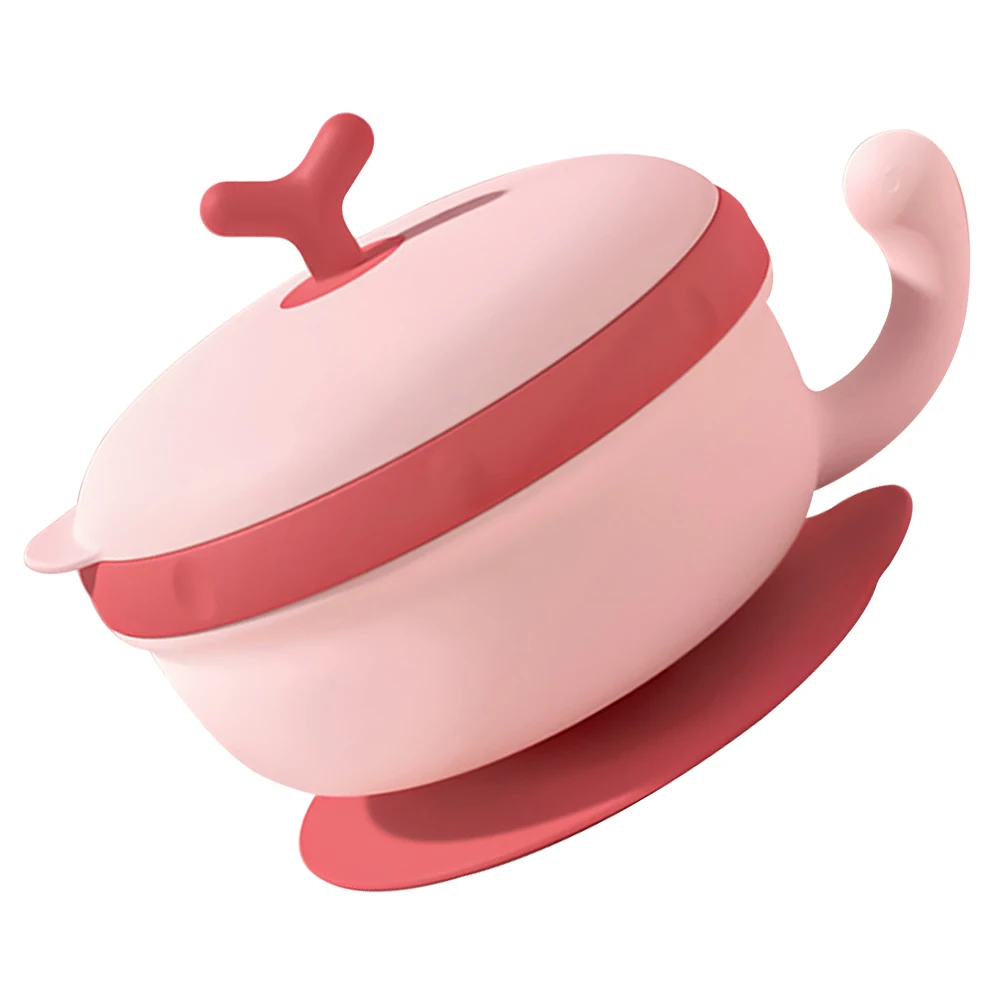 

Stainless Steel Insulation Baby Bowl Suction Bowl Heat Preservation Easy Clean Detachable Design Lightweight Portable Children