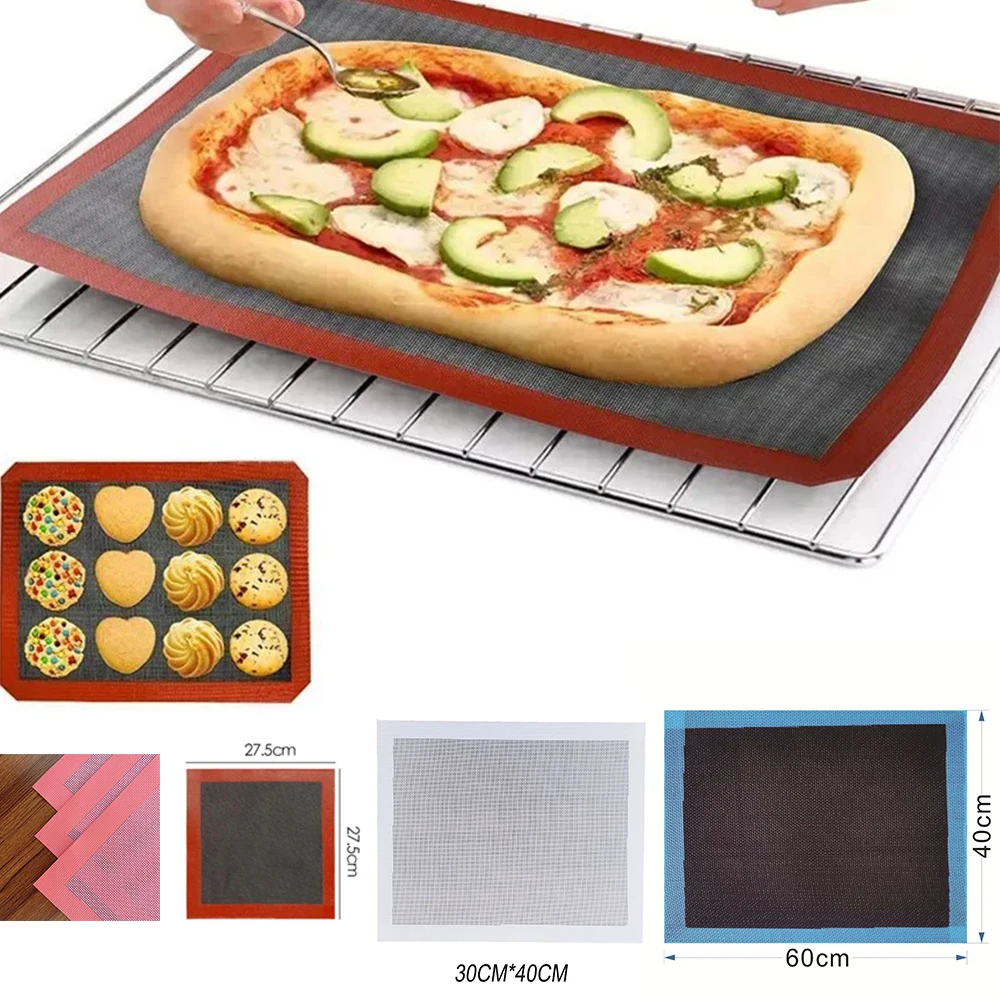 

Silicone Baking Tray Baking Tools Net Mat Breathable Non-stick Baking Mat Cookie Mat High Temperature Oven Cooking Tool