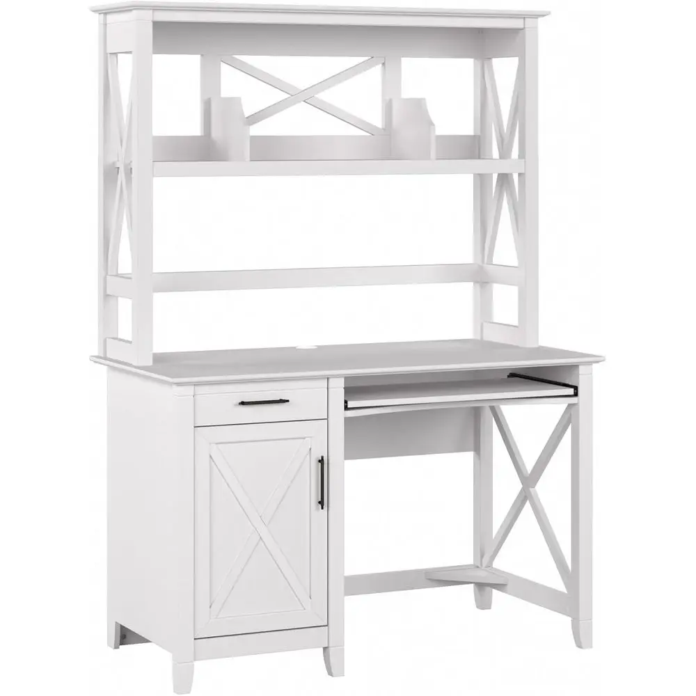 

Маленький письменный стол Key West48, белый дуб с ящиком от мебели Bush