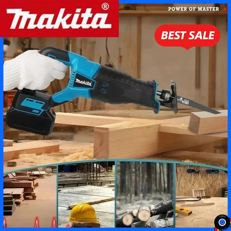 

Makita brushless reciprocating saw multifunctional outdoor electric tool handheld mini saw Tool Fit 18V battery