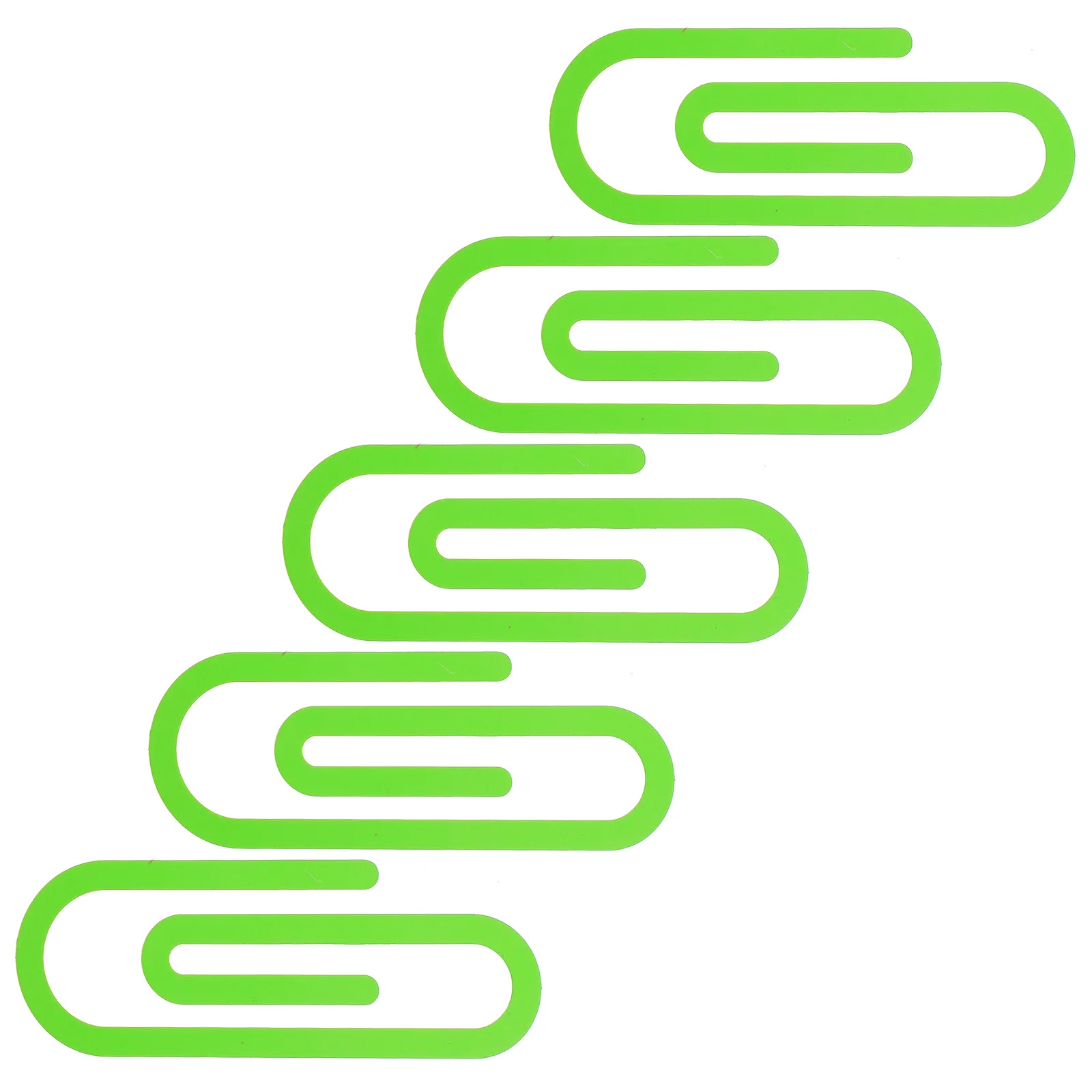 5Pcs Creative Metal Paper Clips Small Paperclips for Office Supplies Document Clips Bookmark Holders Hand Paper Clip