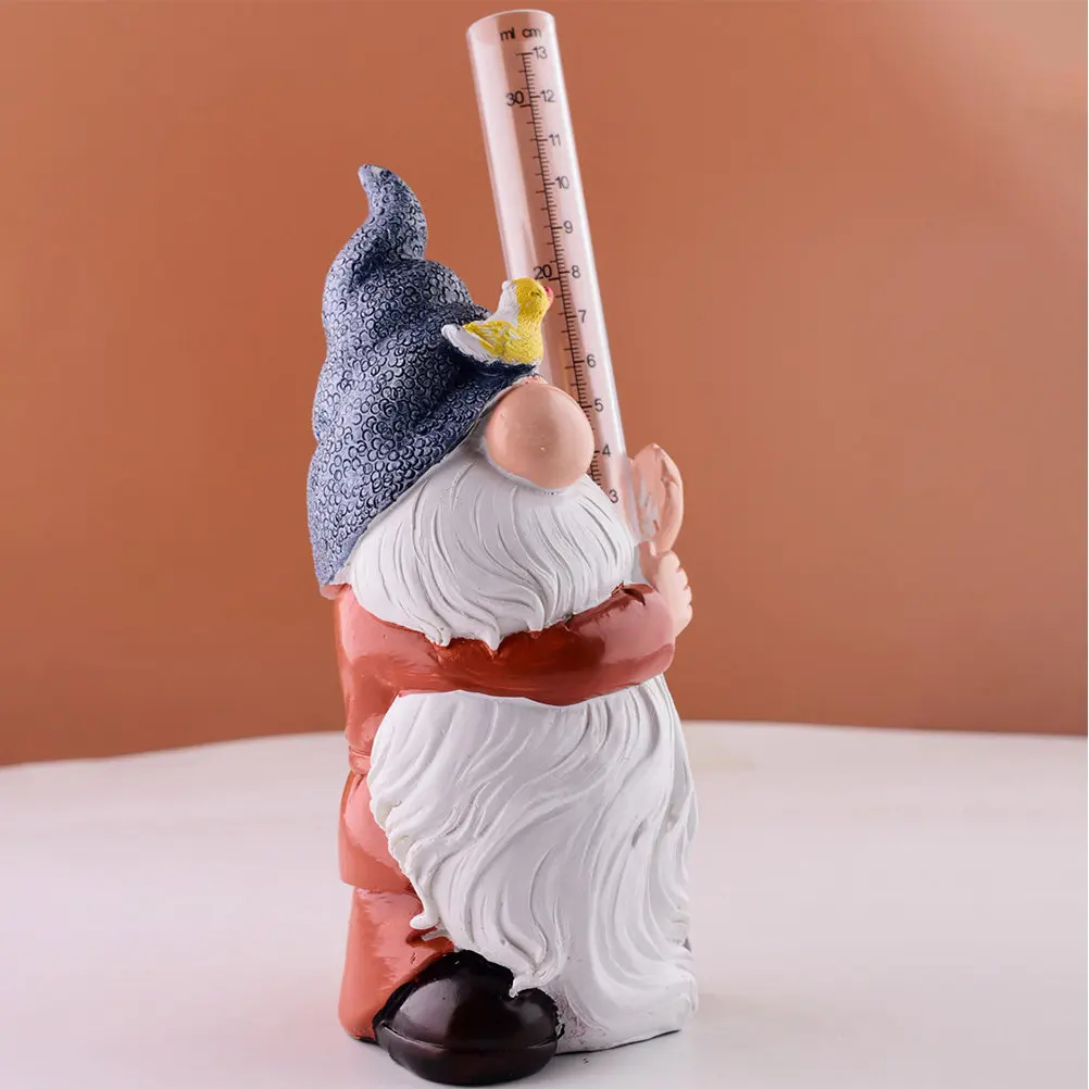 

Очаровательный миниатюрный садовый гном из смолы с дожемером, ретро-декор в сказочном стиле для улицы, двора, газона