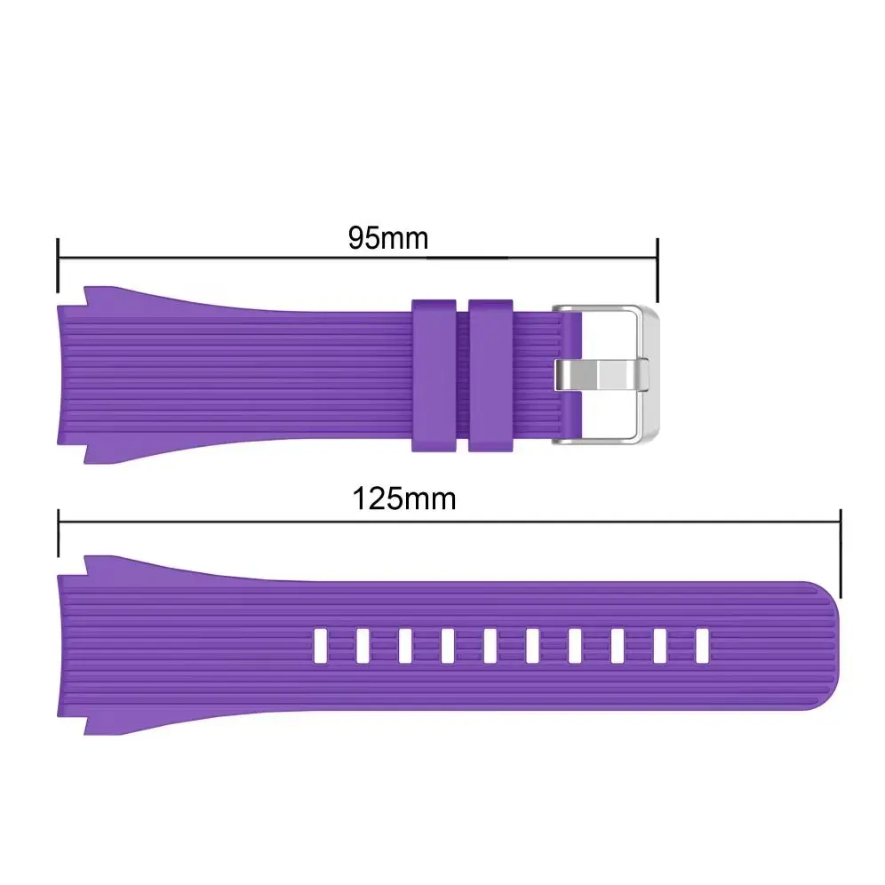 Silicone Wrist Band Strap for Samsung Galaxy Watch 46mm SM-R800 Galaxy Watch 42mm SM-R810 Smart Watch Band Wristband