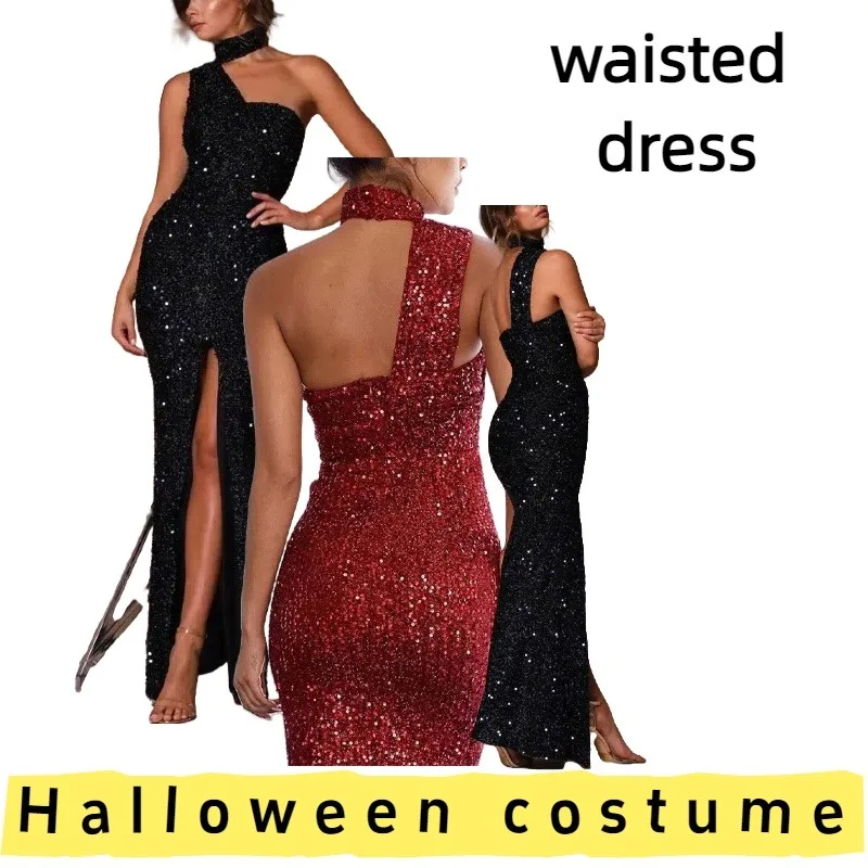 

Women's High Waist Elegant Waist-Cinched Maxi Dress for Daily Wear Casual Outings Weekend Parties Evening Gatherings