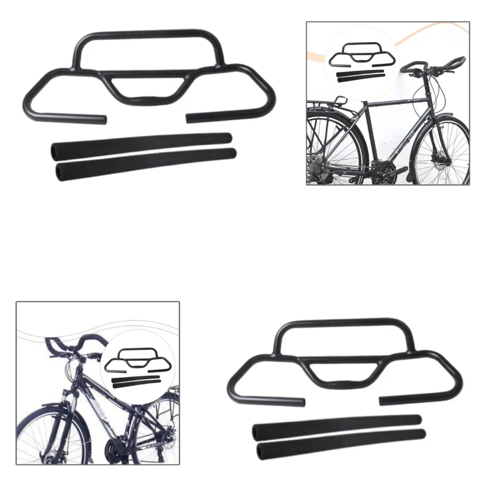 

Ergonomic Mountain Bike Butterfly Handlebar Comfortable Aluminum Handlebar for BMX Gravel Folding Racing Bike