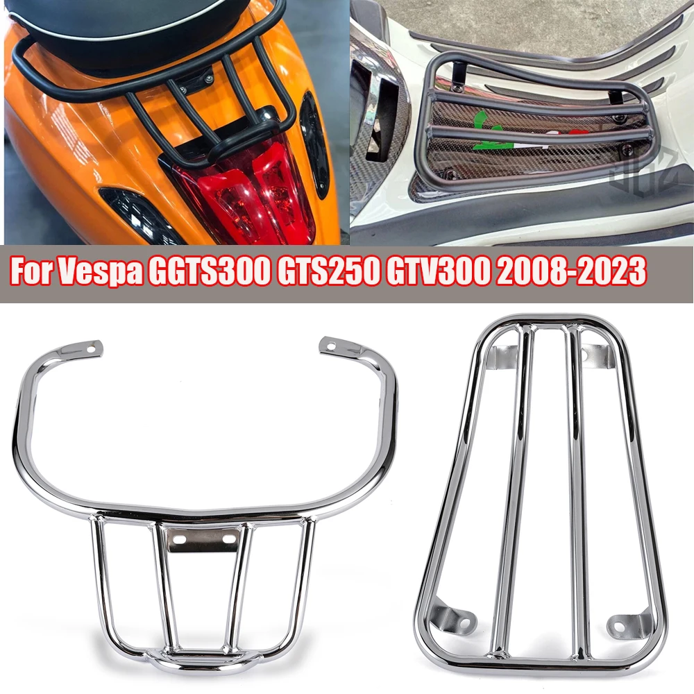 Motorrad GTS GTV 300 250 Vorne Hinten Gepäck Rack Träger Fall Unterstützung Halter Halterung Für Vespa GTS 300 GTS 250 GTV 300 2008-2023