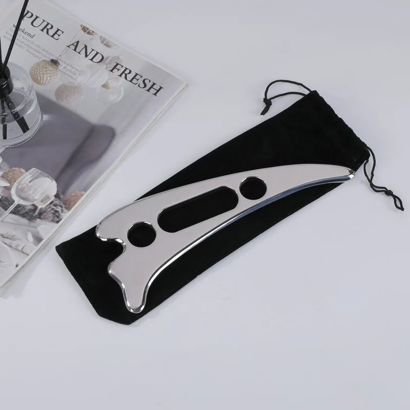 Fasciotome Portable Fitness Equipment 304 Stainless Steel Fascia Board Muscle Fascia Release Shoulder Neck Massage Metal Tool view 2