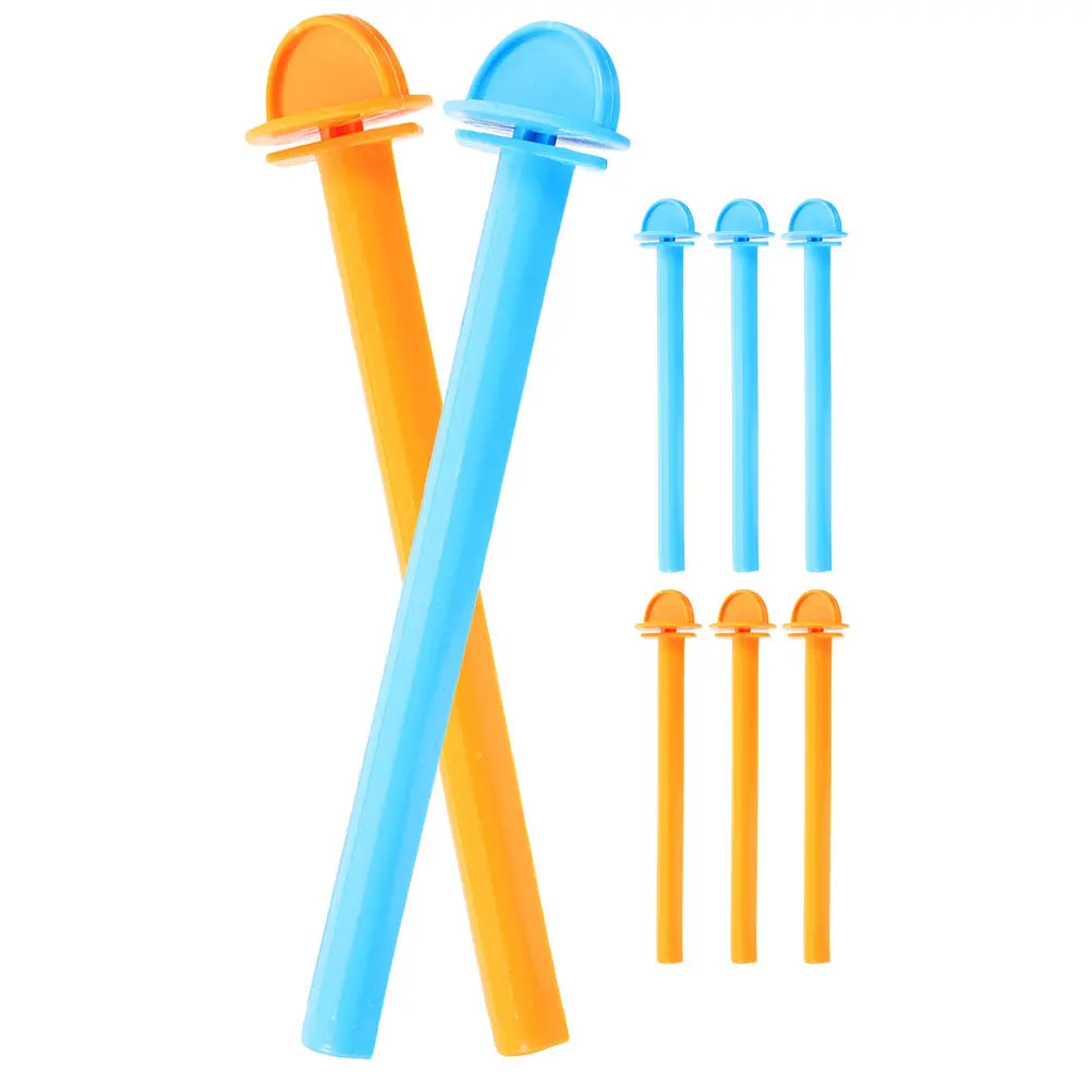 

8pcs Bird Stand Perch Plastic Parrot Perch For Cage Multi-Functional Grinding Claw Sticks Durable Rust-Resistant Safe Edges Easy